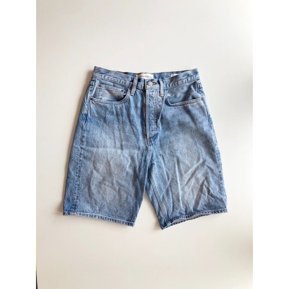 Aritzia Pants - Aritzia DENIM FORUM Joni High Rise 90's Loose Bermuda Denim Shorts, Size 27